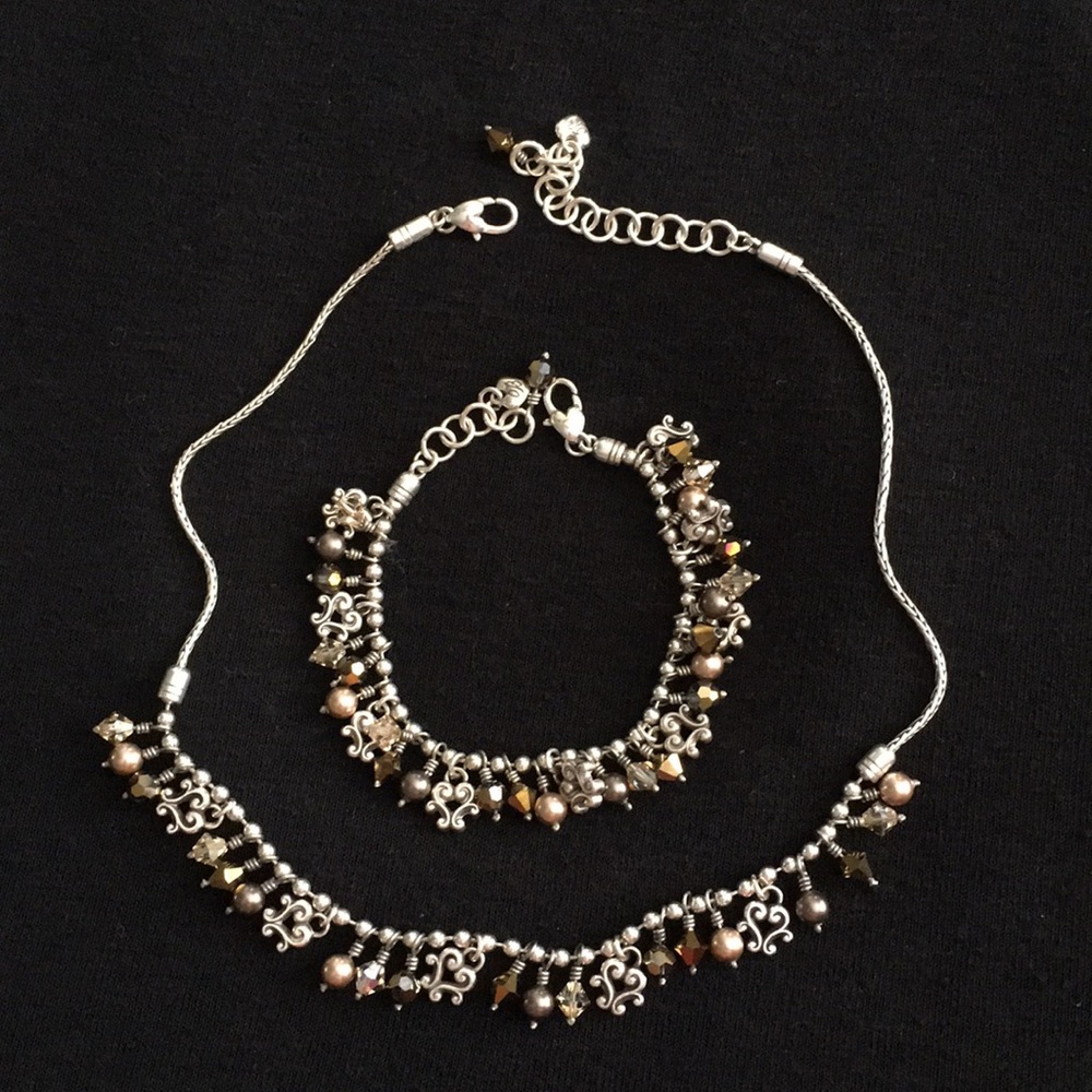 Brighton necklace and bracelet set